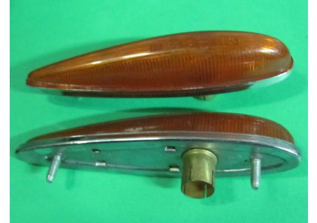 Coppia fanali frecce laterali Giuntini Fiat 1100/103 D, 1200 ('57)
