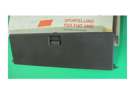 Sportello marrone per cassetto cruscotto Fiat Uno 1^ serie