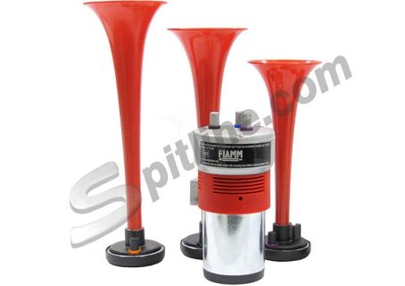 Kit trombe elettropneumatiche musicali Fiamm 12 V.  melodia "IL SORPASSO"