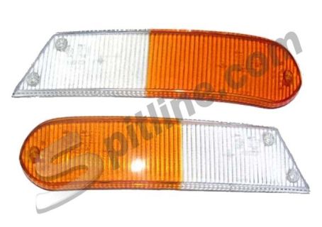 Plastiche P/V fanali anteriori bicolore Fiat 124 Spider