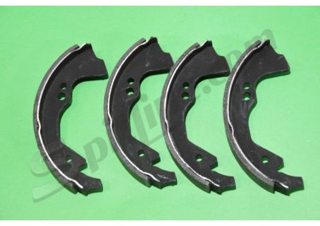 Serie ganasce freno a 3 fori Fiat 600 D 1^ serie, 500 Giardiniera 1^ serie, 850 1^ serie