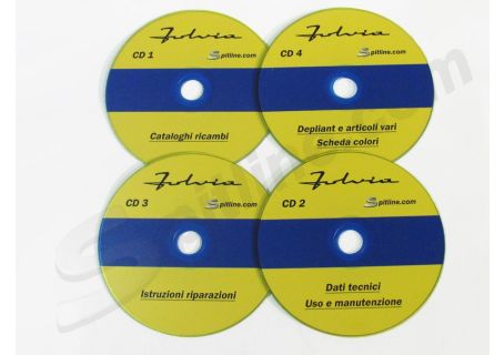 CD con file PDF per Lancia Fulvia Berlina, Coupè, HF, Sport