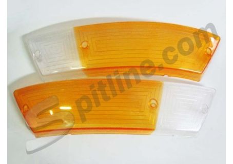 Coppia plastiche fanali anteriori Carello Alfa Romeo Duetto Spider ('70-'82)