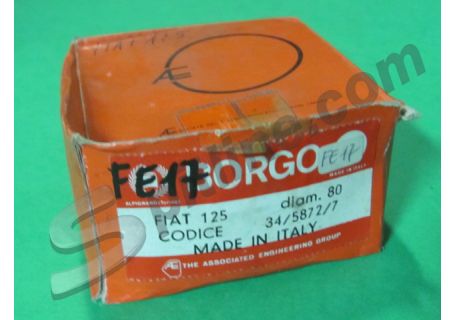Serie fasce elastiche per pistoni diam. 80 Fiat 125