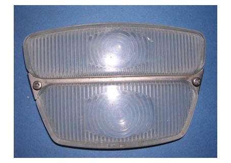 Plastica Carello usata con modanatura centrale fanale anteriore Lancia Flavia Berlina 1^ serie (fino al '66)