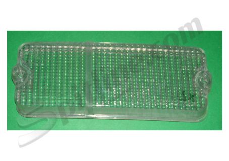 Vetrino fanale freccia anteriore sinistra incolore Fiat 127 1^ serie - Foro per vite grande