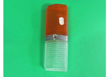 Plastica fanale anteriore destro bicolore Fiat 125 1^ s., 125 Special ('67-'72)