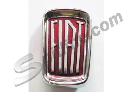 Stemma in ottone cromato per griglia anteriore Fiat 1100/103H, 1100/103 Special