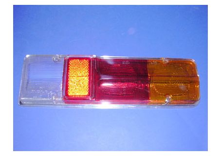 Vetrino fanale posteriore Alfa Romeo Giulia 1300/1600 TI bordo cromato (adattabile Carello)