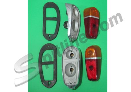 Coppia fanali posteriori Fiat 600 2^ serie