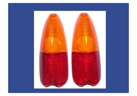 Plastica fanale posteriore sinistro+destro Autobianchi Bianchina 1^ tipo-Bianchina Convertibile