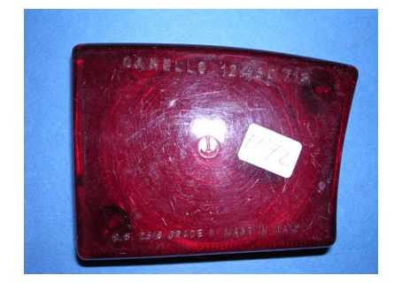Plastica Carello rossa fanale posteriore destro Lancia Flavia Berlina 1^ serie