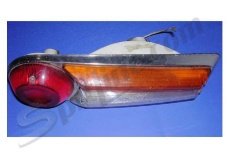 Fanale posteriore destro usato Lancia Fulvia Berlina 2C, GT (parte cromata in plastica e base in plastica)