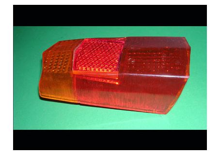 Plastica fanale posteriore Citroen Dyane (laterale incolore)