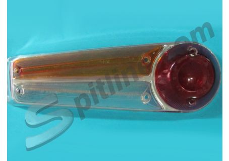 Plastica usata fanale posteriore sinistra con bordo in plastica cromata Lancia Fulvia Berlina 2C, GT, GTE