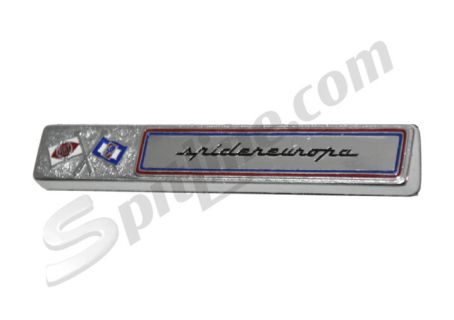 Fregio Spidereuropa (mm 134x22) per cruscotto Fiat 124 Spider