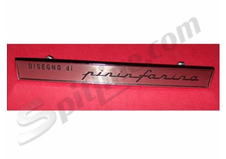 Fregio disegno di Pininfarina (mm 135 x 16)