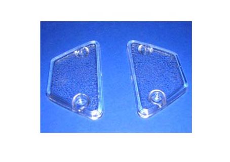 Vetrino luce targa sx+dx Fiat 124 Spider 1400