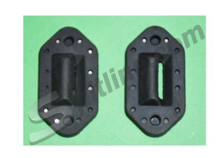 Coppia guarnizioni cerniere cofano anteriore Fiat 600, 600D