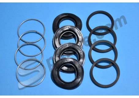 Serie gommini pinze freno posteriori impianto Girling Lancia Fulvia Berlina/Coupè 1300 2^ serie, Fulvia 3, Fulvia Sport 1300/1600 ('70-), Flavia 820 Berlina ('70-) , Lancia 2000