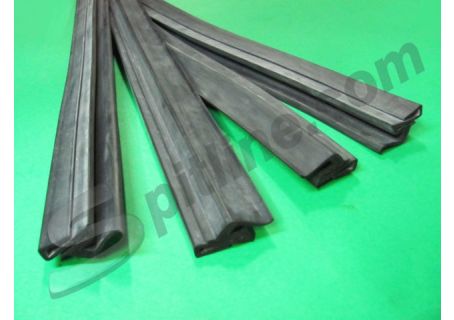Guarnizioni fissaggio inferiore vetri scendenti porte Fiat 1100/103 ('53-'57), 1100/103 Familiare ('53-'59), 1100/103 E,TV ('53-'57), 1100/103 H ('59-'60)