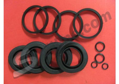 Serie gommini per revisione pinze freni posteriori (diam. int. 38 - impianto ATE) Alfa Romeo Giulietta ('77-'86), Alfetta Berlina e GT ('72-'86), Alfa 75 ('85-'92), Alfa 90