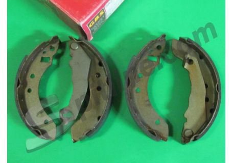 Ganasce freno posteriori maggiorate 5/10 G.B.S. GA256.1 imp. Lucas-Girling Ford Escort 1100,1300, 1600 ('80-'90)
