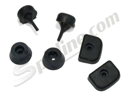 Serie gommini battuta cofano anteriore Fiat 500 C Topolino