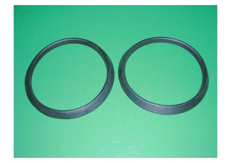 Guarnizione cornice faro sx+dx Fiat Nuova 500-500D-ad.li 500F/L/R