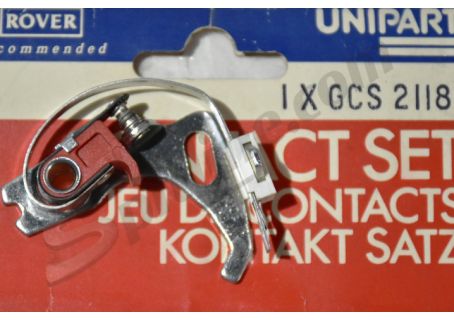 Puntine per spinterogeno imp. Lucas Rover-Unipart  GCS 2118 Austin Mini 1000 1.3 -  Jaguar XJ 6 4.2 - Lotus Elite Esprit 2.0 2.2 - Innocenti Mini 1.0 1.3 - Rover 2000-3500 2.3  - Triumph 2000 2.0 2500