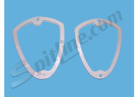 Coppia guarnizioni interne bianche fanali anteriori Autobianchi Bianchina Cabriolet, Trasformabile, Normale 4 posti, Panoramica