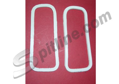 Coppia guarnizioni sotto plastiche fanalini anteriori Alfa Romeo GT Junior Bertone 1^ serie (modello Scalino)