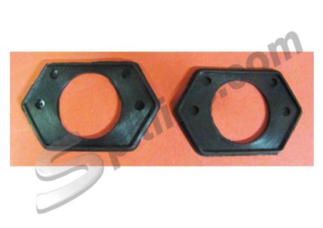 Coppia guarnizioni luci targa Lancia Fulvia Coupè 1^ serie (→'70)