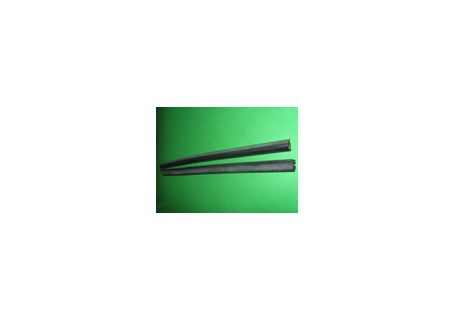 Coppia guarnizioni montanti parabrezza lato portiera Fiat 1200/1500 Spider-Osca ('59-66)