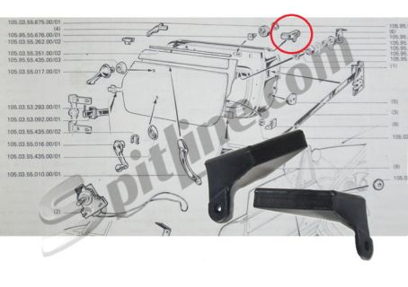 Guarnizioni posteriori angolo porte Alfa Romeo Duetto Spider