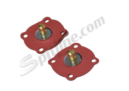Coppia membrane pompa di ripresa per carburatori Dellorto DHLA 40H, 40G Alfa Romeo Alfetta/Giulietta - DHLB 32, 35 Lancia Fulvia