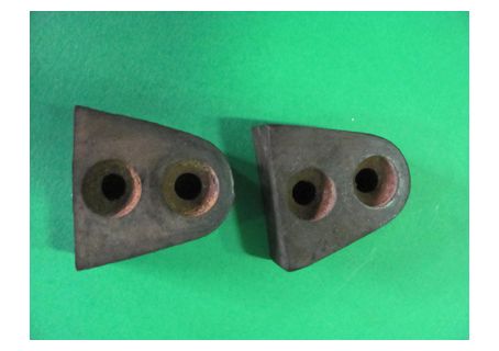 Coppia tasselli riscontro porte Fiat 500 Topolino