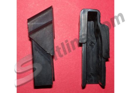 Coppia guarnizioni terminali canalino deflettore porta Alfa Romeo GT Junior, GT 1300/1600, GT V. 1750/2000 Bertone ('65-'76)