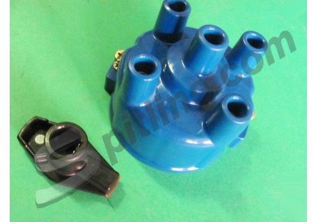 Kit per spinterogeno (calotta e distributore rotante) impianto Lucas Ford Escort 1.3/1.4/1.6 ('80-'85), Fiesta 1.3/1.6 ('81-'85), Orion 1.3/1.4/1.6 ('83-'85),  Ford Commercial Escort MK2 Furgone ('81-'84)