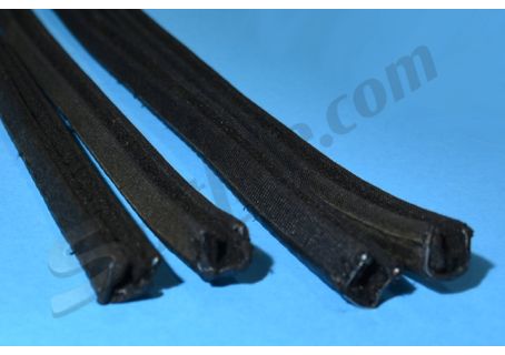 Guarnizione canalino scorrivetro mm 15 con anima in metallo Lancia Fulvia Coupé, HF