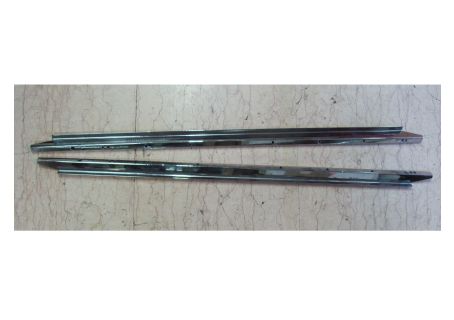 Coppia binari (lunghezza cm 74) per vetri scorrevoli porte centrali Fiat 600 Multipla (verificare compatibilità tramite fotografia prima dell'acquisto)
