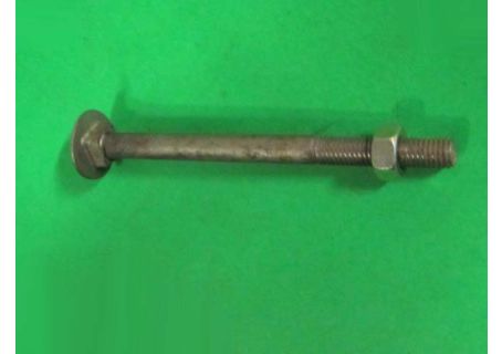 Bullone fissaggio paraurti (lunghezza mm 112) con testa rotonda