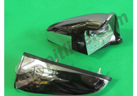 Coppia fanali luci targa Fiat 1100/103D ('58), 1100 Export, Special, H Lusso, 1200 Granluce, 1100D