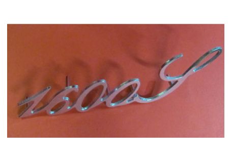 Scritta posteriore mm 135 1600S per Alfa Romeo Giulia 1600S ('68-'70 circa)