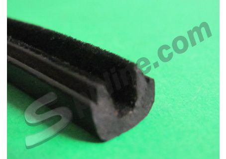 Guarnizione verticale deflettore Fiat 500D/F/L/R, 600, 600D/E - Autobianchi Bianchina Normale 4 posti, Panoramica ecc. [Vendita al metro lineare]