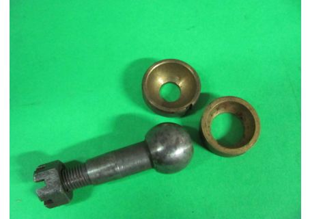 Perno sferico con boccole (testa sterzo) diam. 18 Fiat Topolino 500B/C, Fiat 1100 ecc.