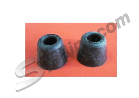 Coppia tasselli sottocofano anteriore Alfa Romeo Giulietta Berlina, TI, Sprint - 1900 Berlina, Sprint, SS Touring