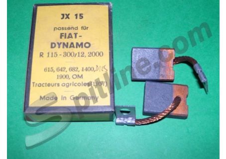 Spazzole dinamo Fiat 615, 642, 682, 1400 Diesel, 1900 D