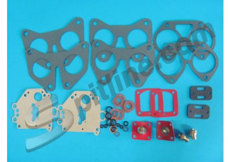 Kit guarnizioni per revisione coppia di carburatori Solex C35 PHH Lancia Fulvia Berlina, Coupè 1300