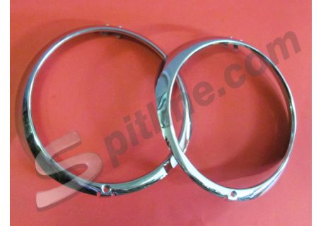 Coppia cornici cerchi faro Alfa Romeo Duetto Spider ('70-'93)